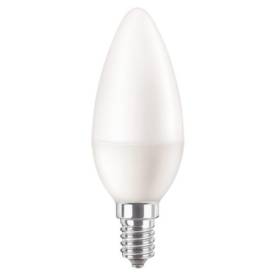 PILA LED E14  40W CW 4000K 470lm gyertya