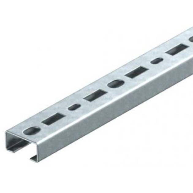 Profilsín perforált 0,15m C-profil 35mm x 18mm acél 1.25mm-va/anyag CML3518P0150 