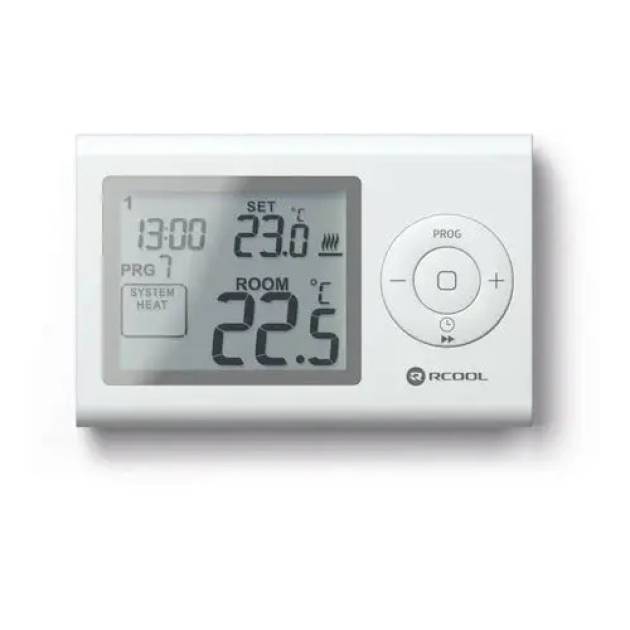 RCOOL Vision7 szobatermosztát LCD, programozható 