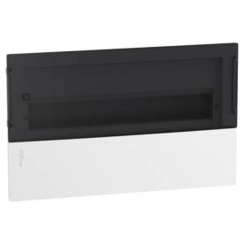 RESI9 MP Kiselosztó, füstszínű átlátszó ajtó, süllyesztett, 1x18 modul, PEN sín,