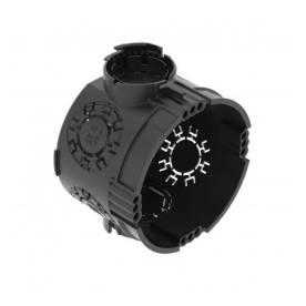 Süllyesztett szerelvénydoboz 1-es kerek fekete UG 46 (25db/cs. 300db/doboz)