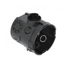 Süllyesztett szerelvénydoboz mély 1-es kerek fekete UG 66 (25db/cs. 200db/doboz)