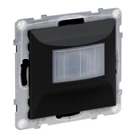Suno IP44 mozgásérzékelős (PIR) kapcsoló, 100 W LED, 2 vezetékes, fekete