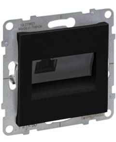Suno RJ45 Cat.5E UTP aljzat, fekete