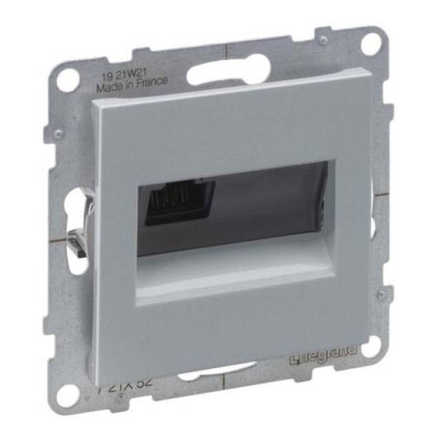 Suno RJ45 Cat.6 UTP aljzat, alumínium 