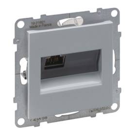 Suno RJ45 Cat.6A STP aljzat, alumínium