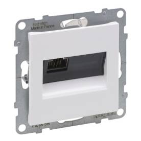 Suno RJ45 Cat.6A STP aljzat, fehér