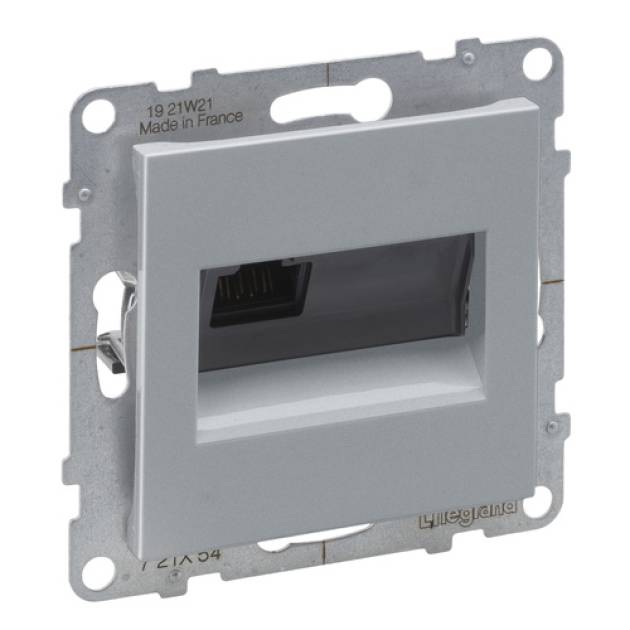 Suno RJ45 Cat.6A UTP aljzat, alumínium 
