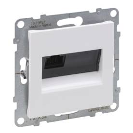 Suno RJ45 Cat.6A UTP aljzat, fehér