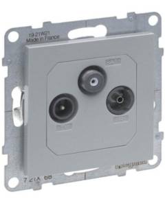 Suno TV-R-SAT aljzat, átmenő (14 dB), alumínium