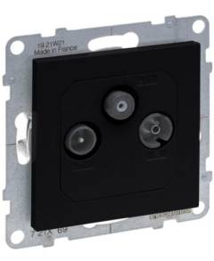 Suno TV-R-SAT aljzat, végzáró (10 dB), fekete