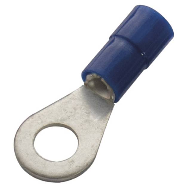 Szemes saru DIN 46237 1,5-2,5mm2 8M/csavar gyűrűs-alakú PVC kék réz ónozott KSZ8 