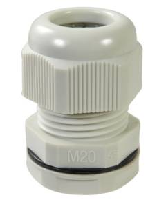 Tömszelence M 32 ellenanyával 18-25mm-kábelátmérőhöz műanyag világosszürke Haupa