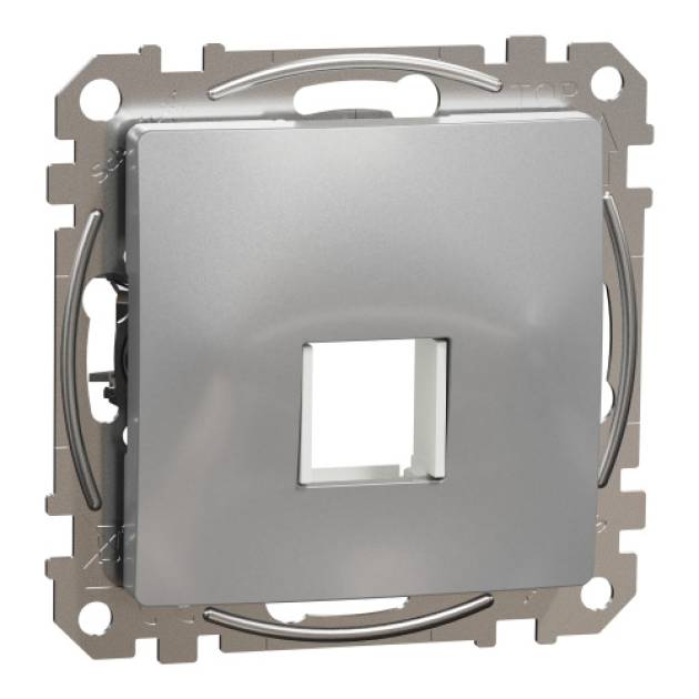 ÚJ SEDNA 1xRJ45 adapter, Keystone betétekhez, alumínium 