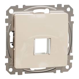 ÚJ SEDNA 1xRJ45 adapter, Keystone betétekhez, bézs