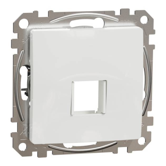 ÚJ SEDNA 1xRJ45 adapter, Keystone betétekhez, fehér 