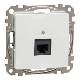 ÚJ SEDNA 1xRJ45 Cat5e UTP aljzat, fehér