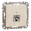ÚJ SEDNA 1xRJ45 Cat6 STP aljzat, bézs 