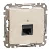 ÚJ SEDNA 1xRJ45 Cat6 UTP aljzat, bézs 