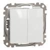 ÚJ SEDNA Csillárkapcsoló, rugós bekötés, 10AX, (105), fehér 