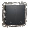 ÚJ SEDNA Redőnynyomó, rugós bekötés, 10AX, antracit 
