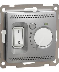 ÚJ SEDNA Szobatermosztát padlófűtéshez, 10A, alumínium