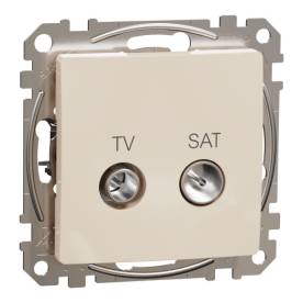 ÚJ SEDNA TV/SAT aljzat, átmenő, 7 dB, bézs