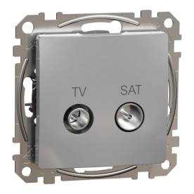 ÚJ SEDNA TV/SAT aljzat, végzáró, 4 dB, alumínium