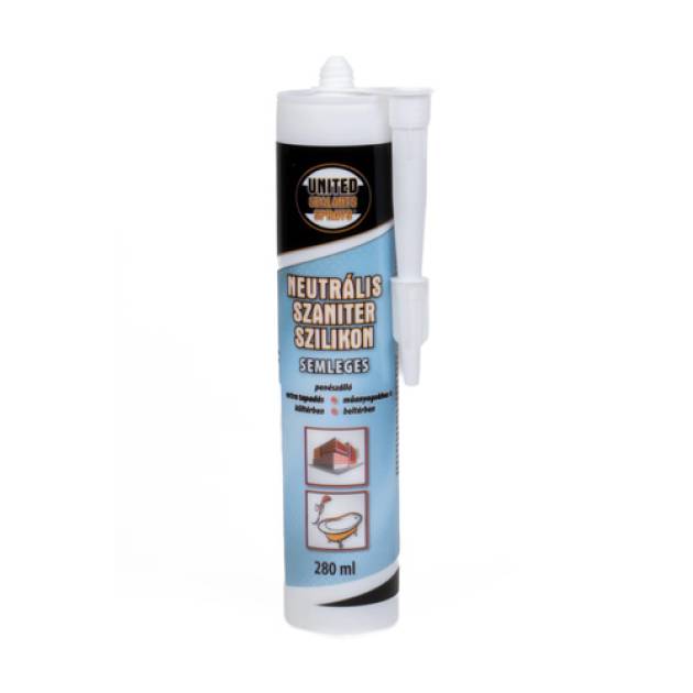 UNITED SEALANTS NEUTRÁLIS SZANITER SZILIKON 280ML (TRANSZPARENS) 