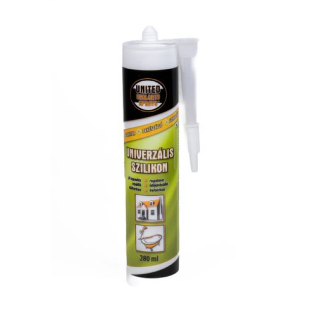 UNITED SEALANTS UNIVERZÁLIS SZILIKON 280ML (SZANITER - FEHÉR) 
