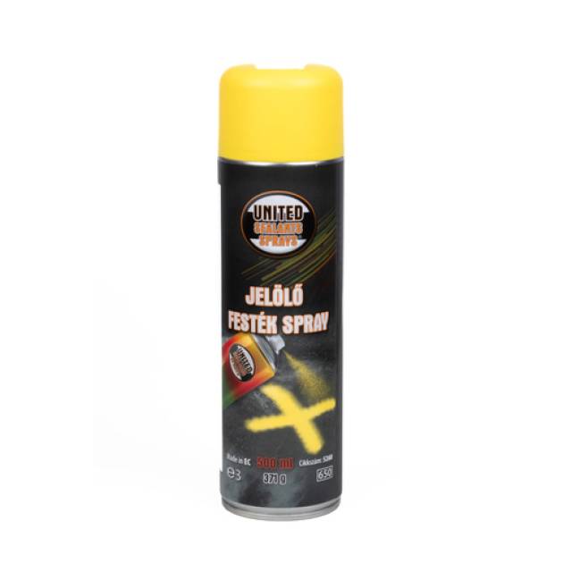 UNITED SPRAYS JELÖLŐ FESTÉK SPRAY 500ML (SÁRGA) 