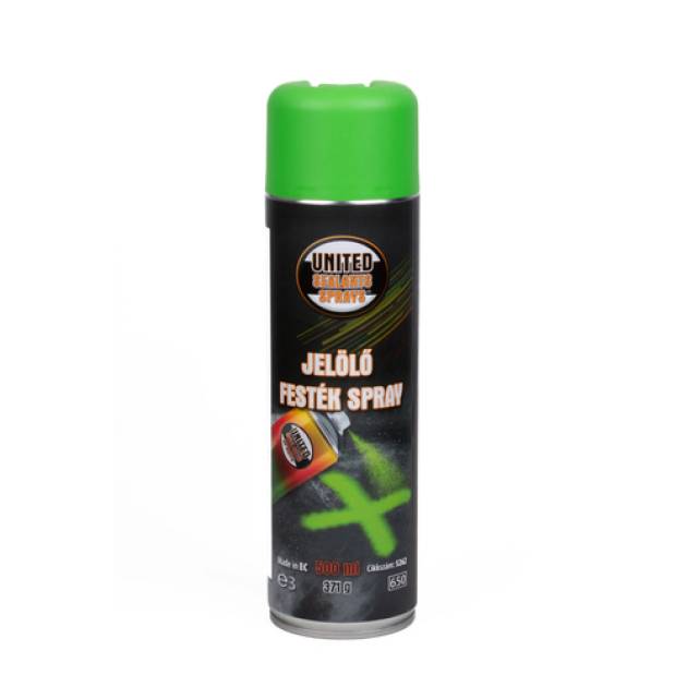UNITED SPRAYS JELÖLŐ FESTÉK SPRAY 500ML (ZÖLD) 
