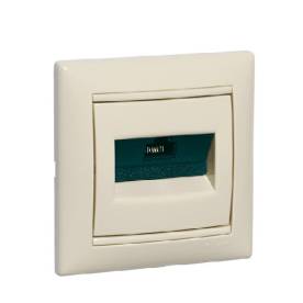 Valena 1xRJ45 LCS2 Cat5e UTP aljzat, elefántcsont