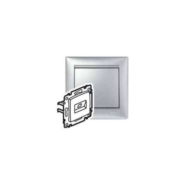 Valena 1xRJ45 LCS2 Cat6 STP aljzat alumínium 