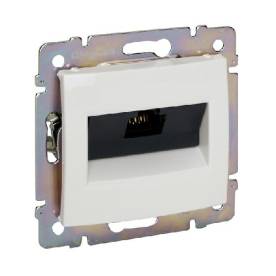 Valena 1xRJ45 LCS2 Cat6 STP aljzat, fehér
