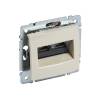 Valena 2xRJ45 informatikai csatlakozóaljzat Cat.6A STP, elefántcsont 