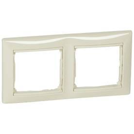 Valena kettős keret vízszintes elefántcsont