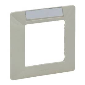 Valena Life egyes keret, címketartóval elefántcsont