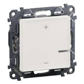 Valena Life nyomógombos fényerőszabályzó 125W, 2 vezetékes, elefántcsont