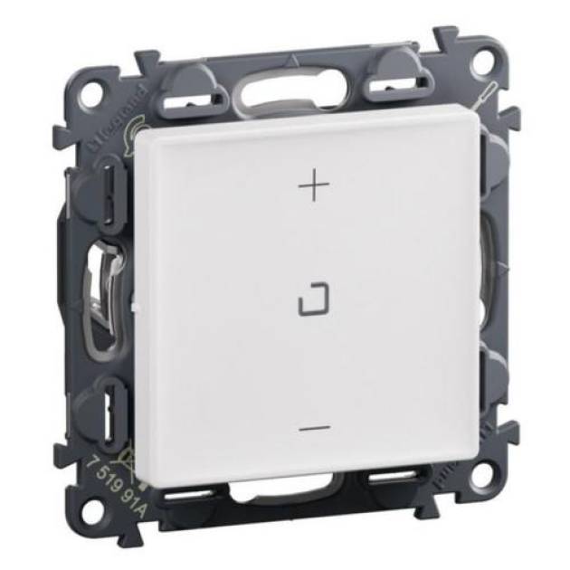 Valena Life nyomógombos fényerőszabályzó 150W, 3 vezetékes, fehér 