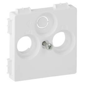 Valena Life TV-Rádió-SAT csatlakozóaljzat fedél (30 mm) fehér