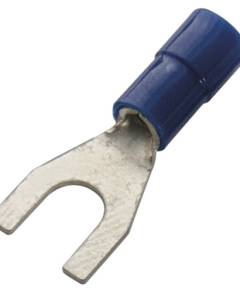 Villás saru DIN 46237 1.5-2,5mm2 4M/csavar villás-alakú PVC kék réz ónozott KV4