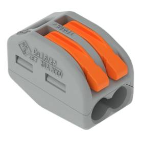 Wago CLASSIC 2-es vezeték-összekötő minden vezetéktípushoz 0,8-4mm2