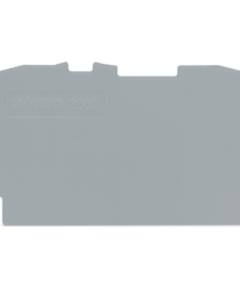 Wago Vég- és válaszlap 0,8mm vastag, szürke